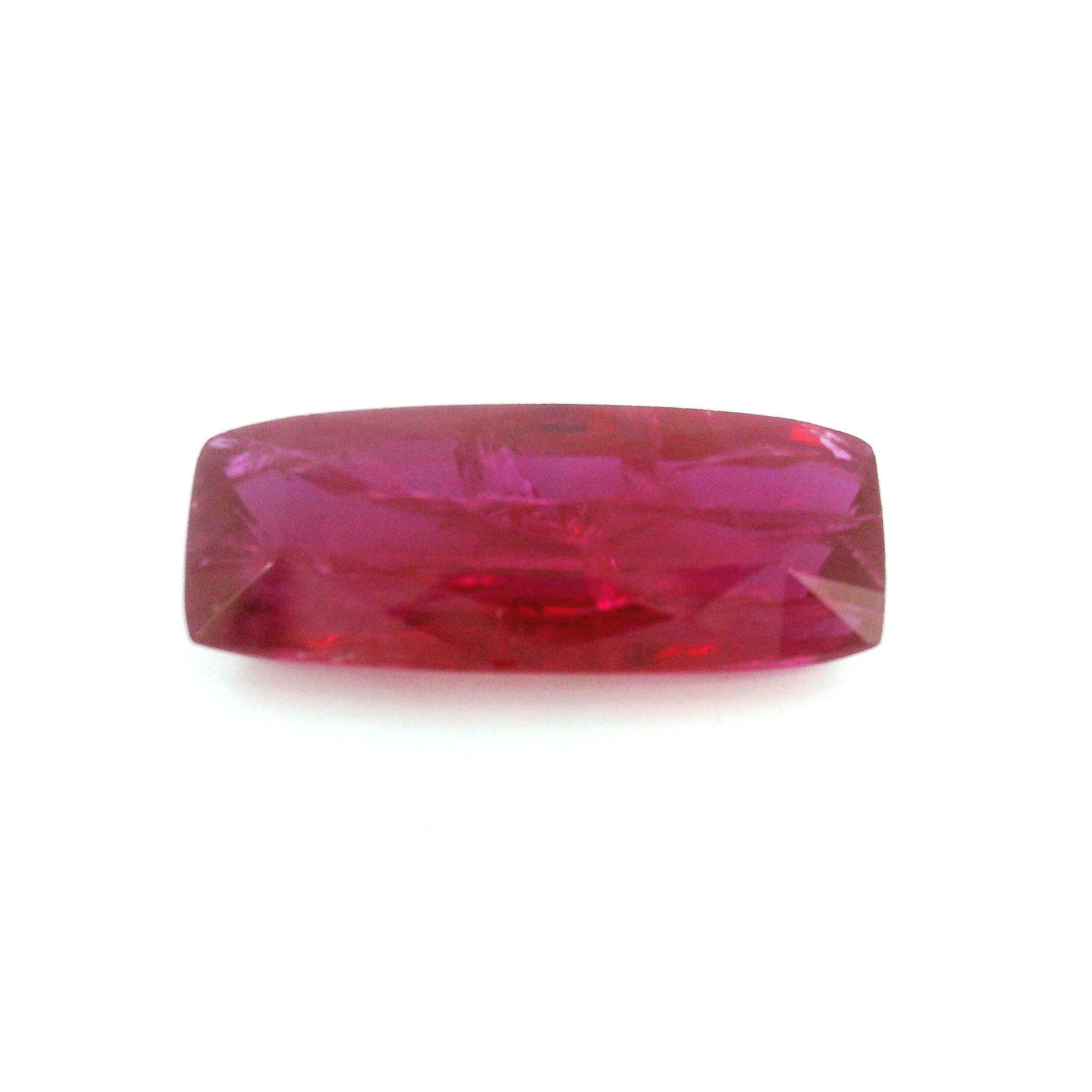 5.65 ct Cushion Red Natural Ruby